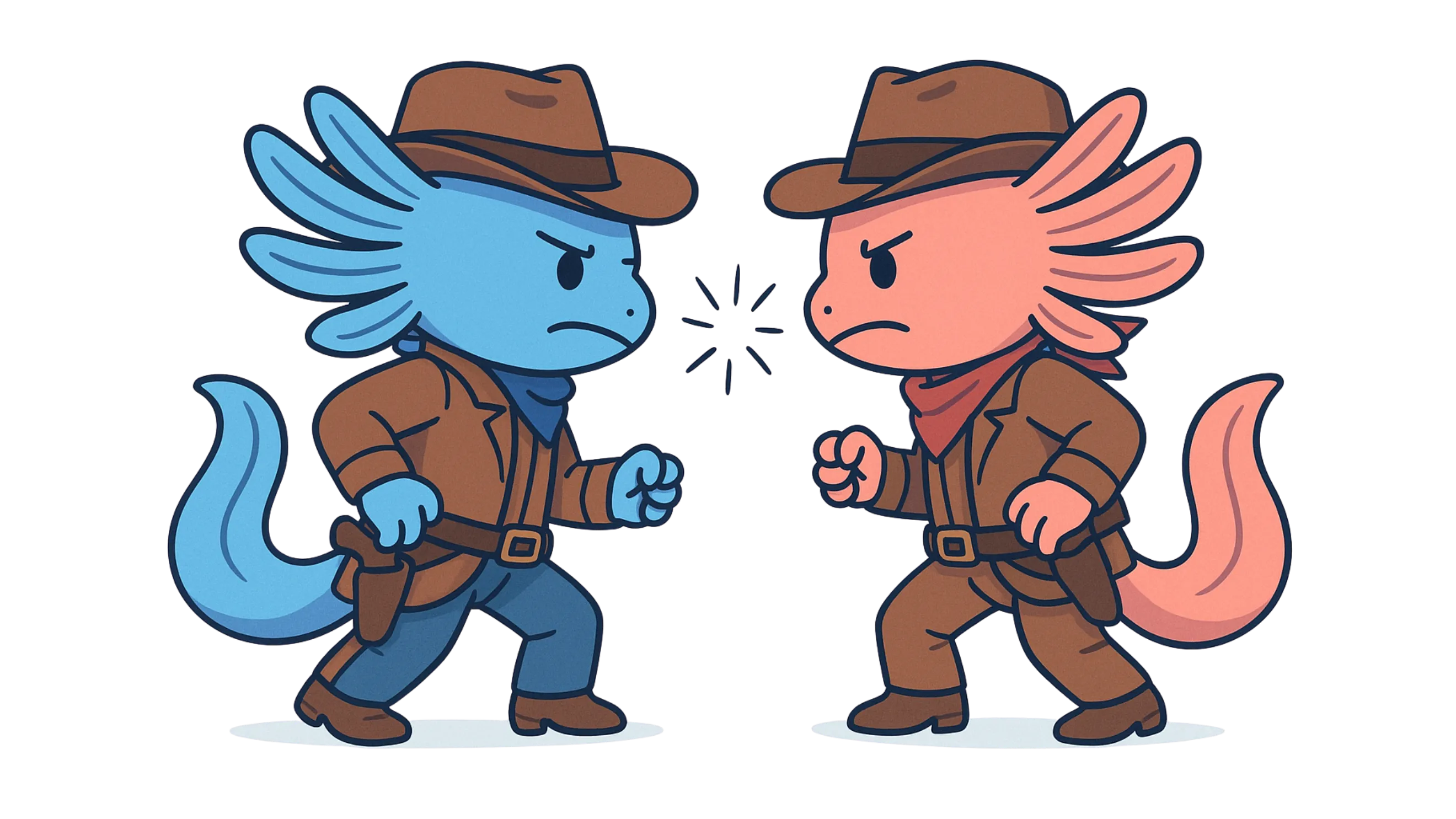 Axolotl cowboy