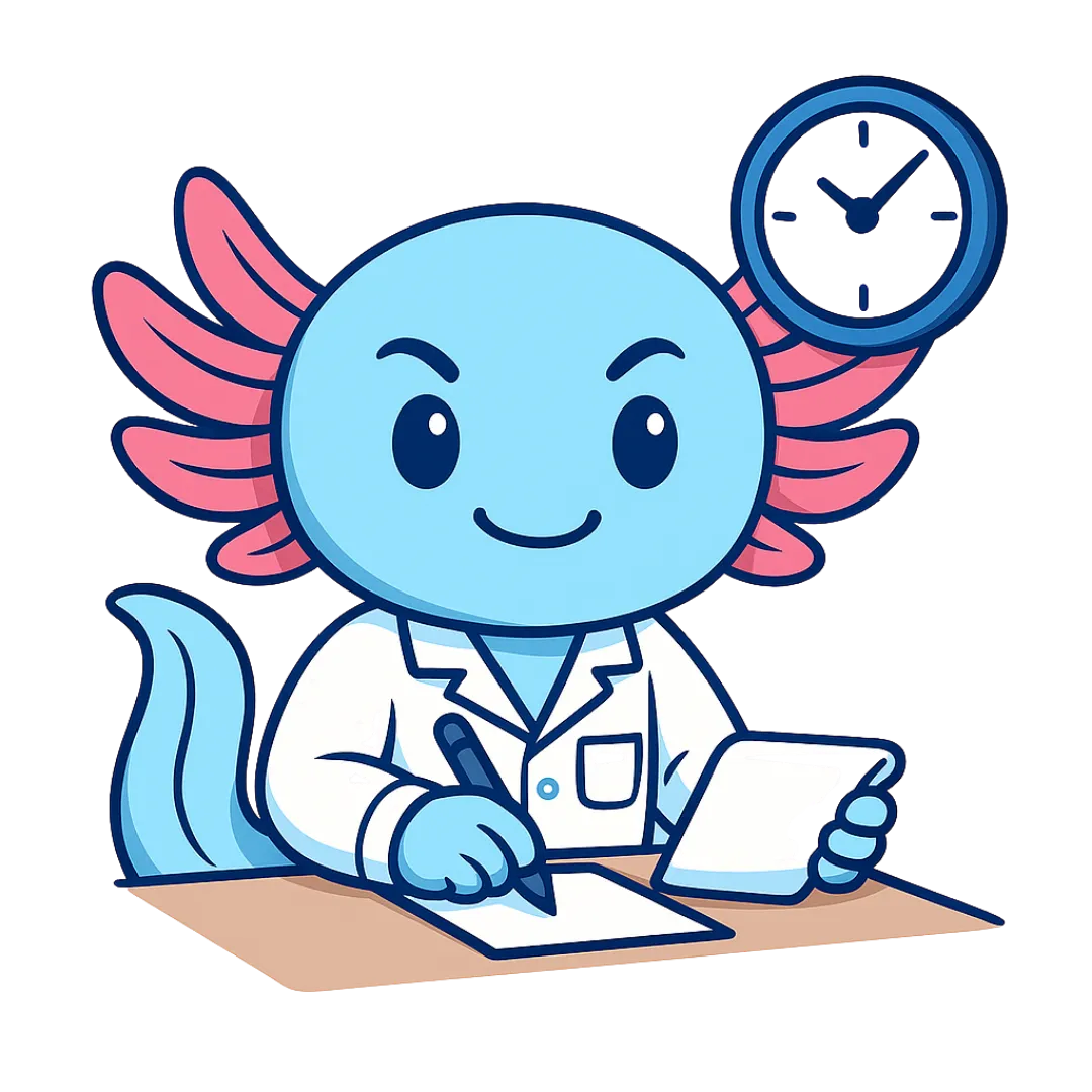 Axolotl étudiant